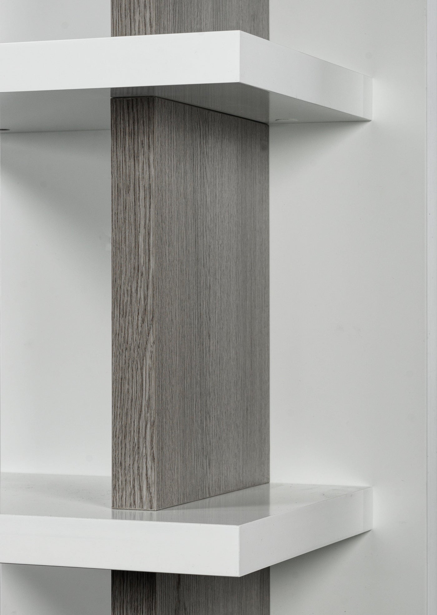Woodbridge 3-Piece Entertainment Wall Unit - White & Grey