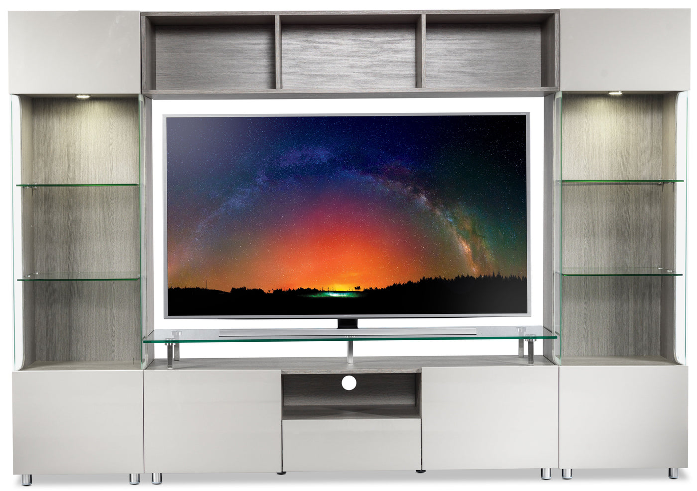 Sebring Entertainment Unit - Grey