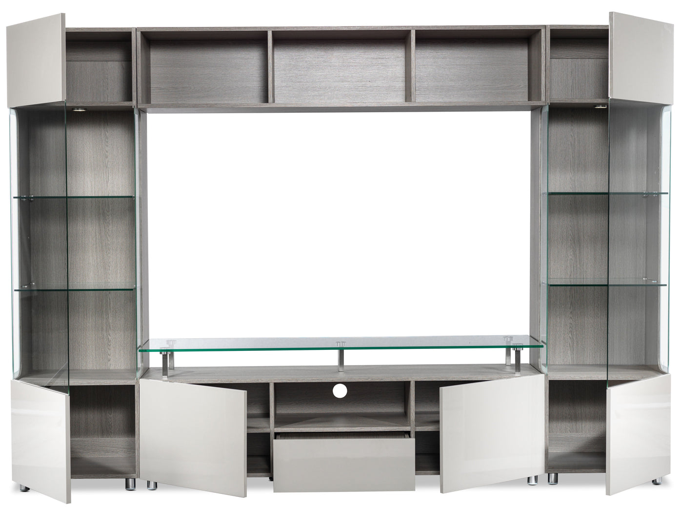 Sebring Entertainment Unit - Grey