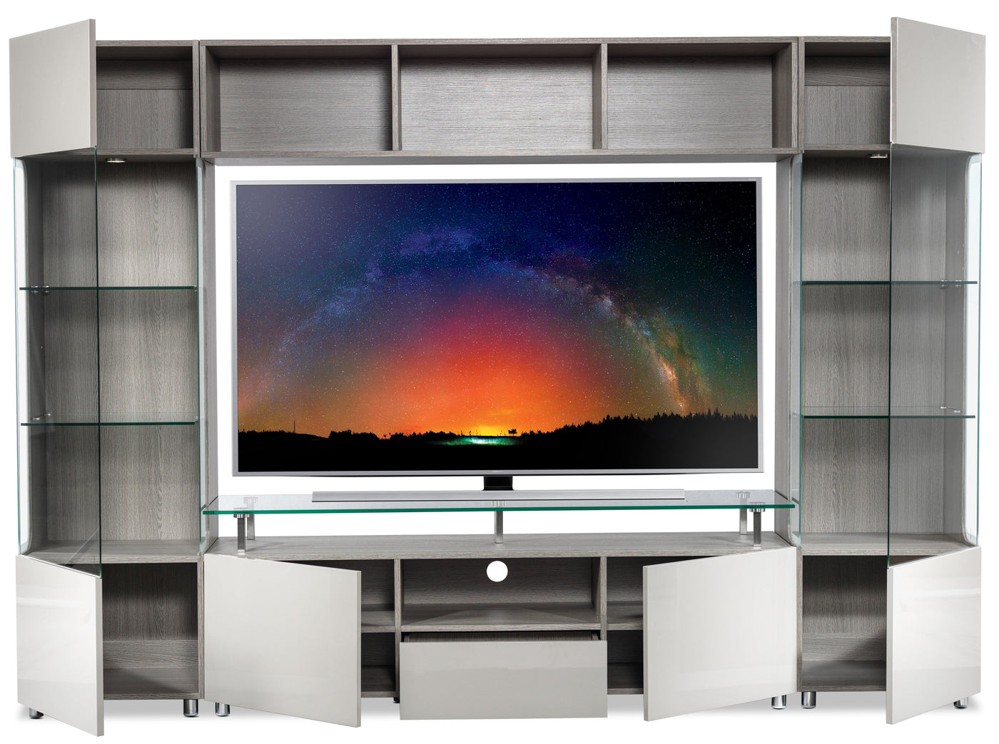 Sebring Entertainment Unit - Grey