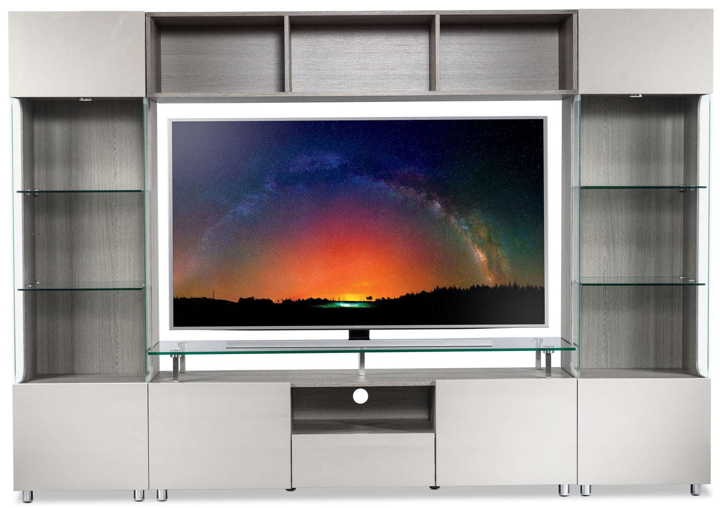 Sebring Entertainment Unit - Grey