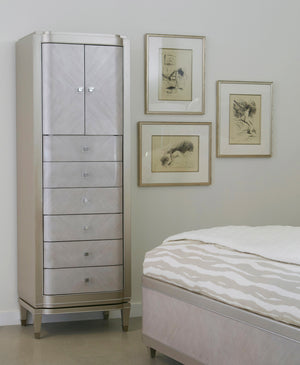 Reece Jewelry Chest - Silver Grey