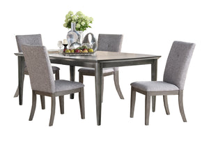Roux 5-Piece Dining Set - Grey