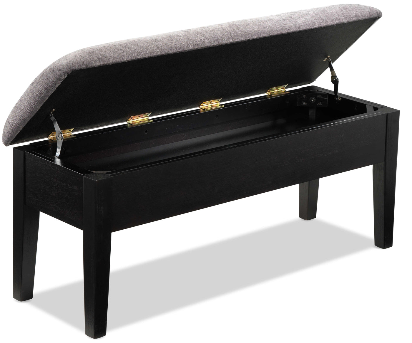 Haxby Bench with Storage - Weathered Grey