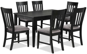 Haxby 7-Piece Dining Set - Weathered Grey