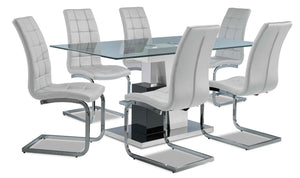 Padria 7-Piece Dining Set - White