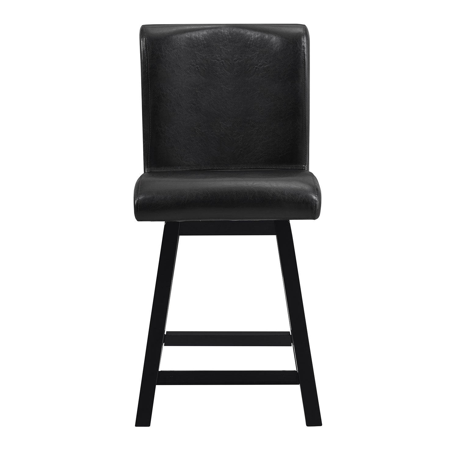 Hillshaw Counter Height Swiveling Chair - Dark Brown