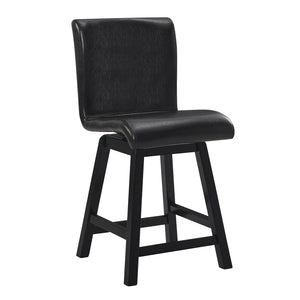 Hillshaw Counter Height Swiveling Chair - Dark Brown