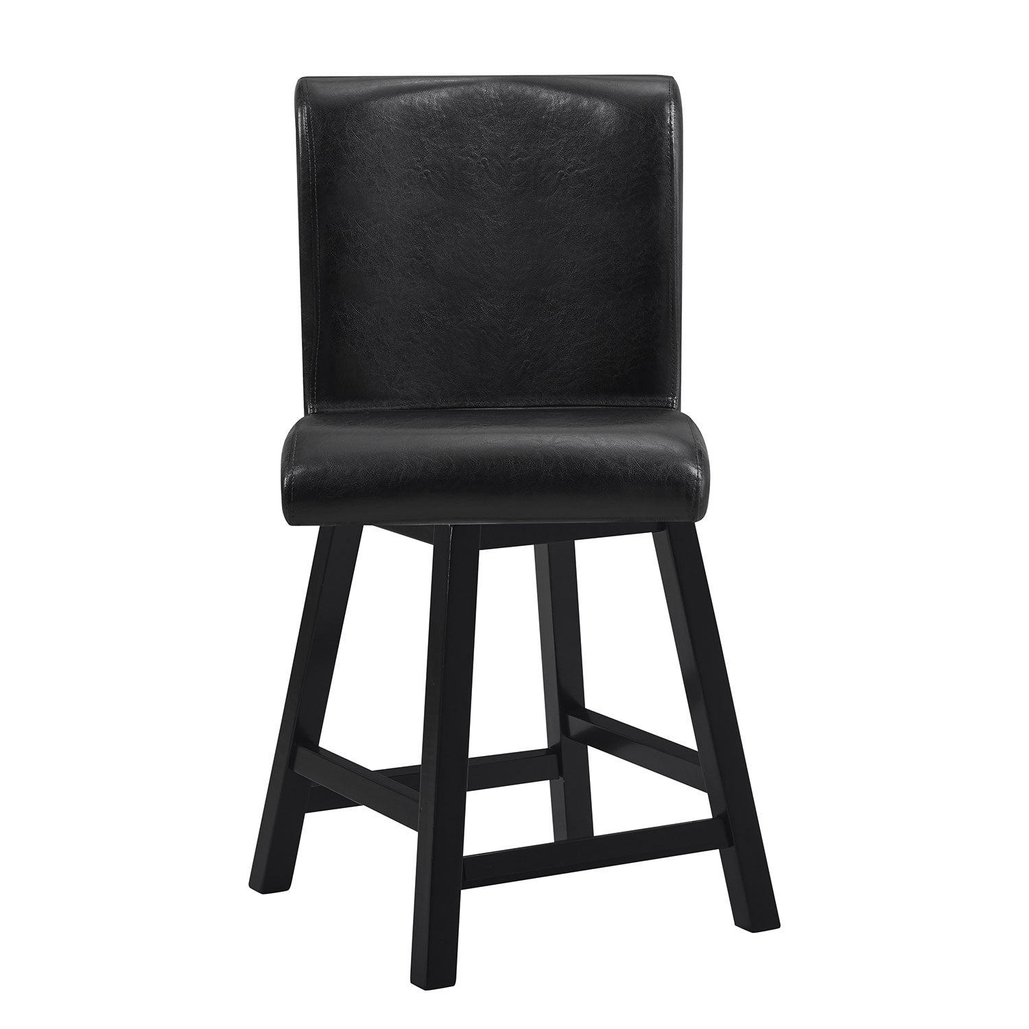 Hillshaw Counter Height Swiveling Chair - Dark Brown