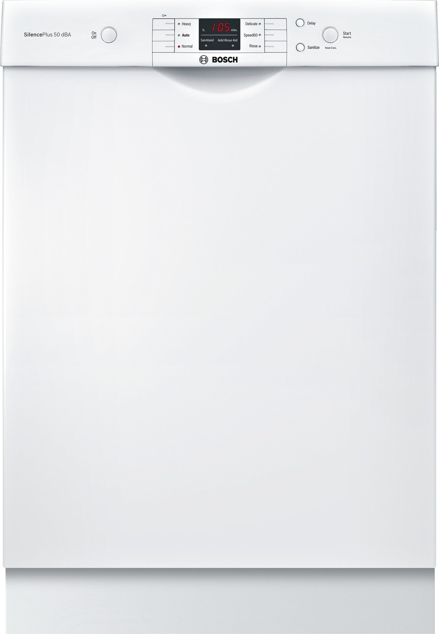 Bosch 100 Series White 24" Dishwasher - (SHEM3AY52N)