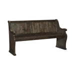 Gloversville Bench - Brown
