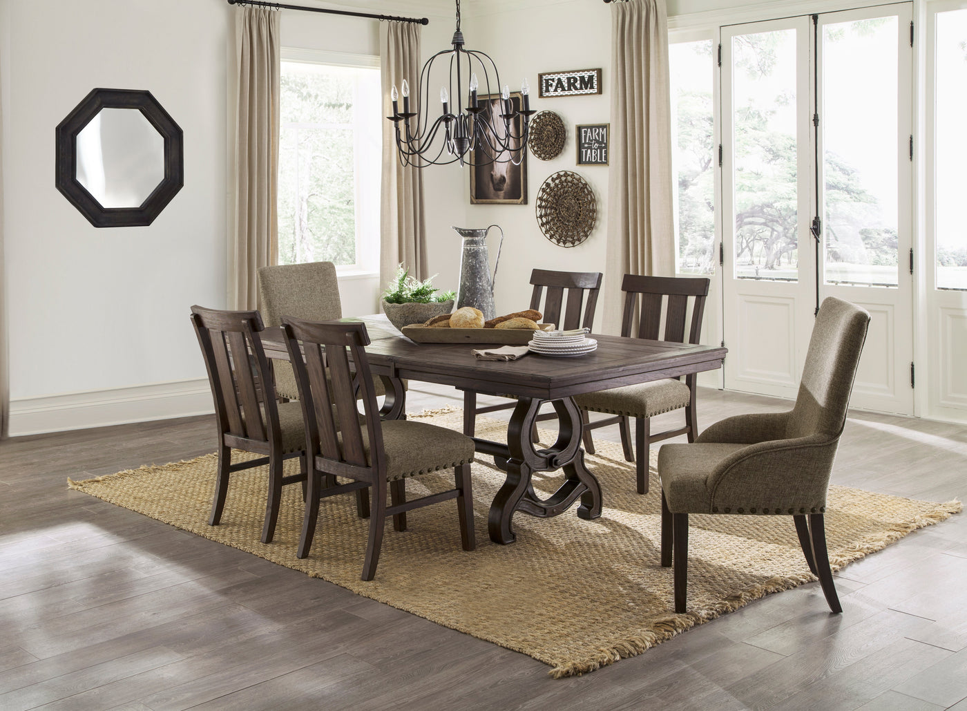 Gloversville 7-Piece Dining Set - Brown