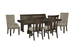 Gloversville 6-Piece Dining Set - Brown