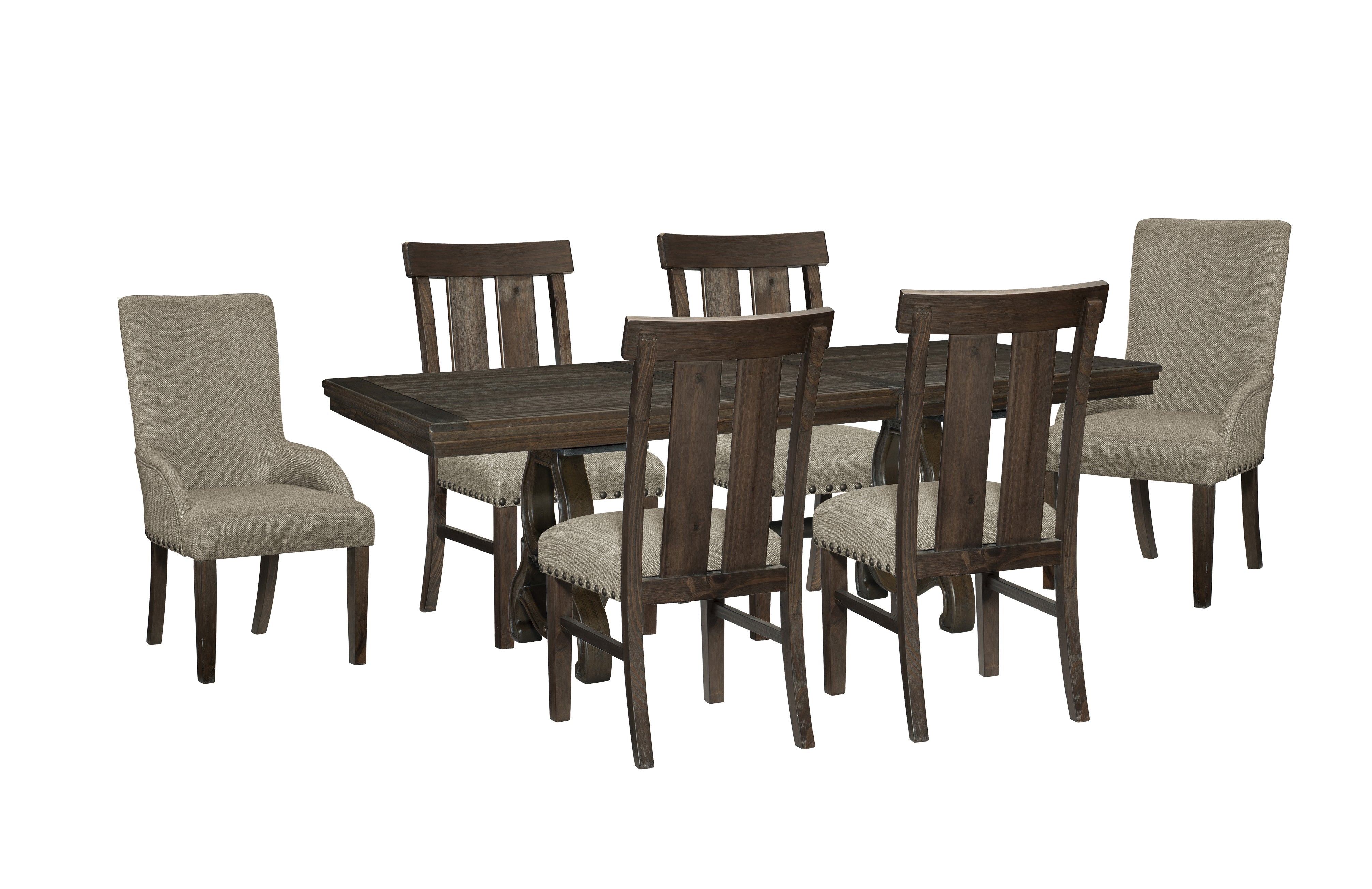 Gloversville 7-Piece Dining Set - Brown
