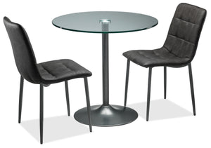 Fifi I 3-Piece Dining Set - Grey