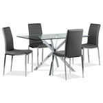 Darron 5-Piece Dining Set - Slate