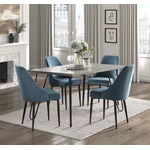 Alaia 5-Piece Dining Set - Blue