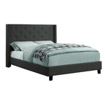 Audrey 3-Piece Queen Bed - Dark Grey