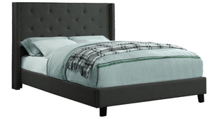 Audrey 3-Piece Queen Bed - Dark Grey