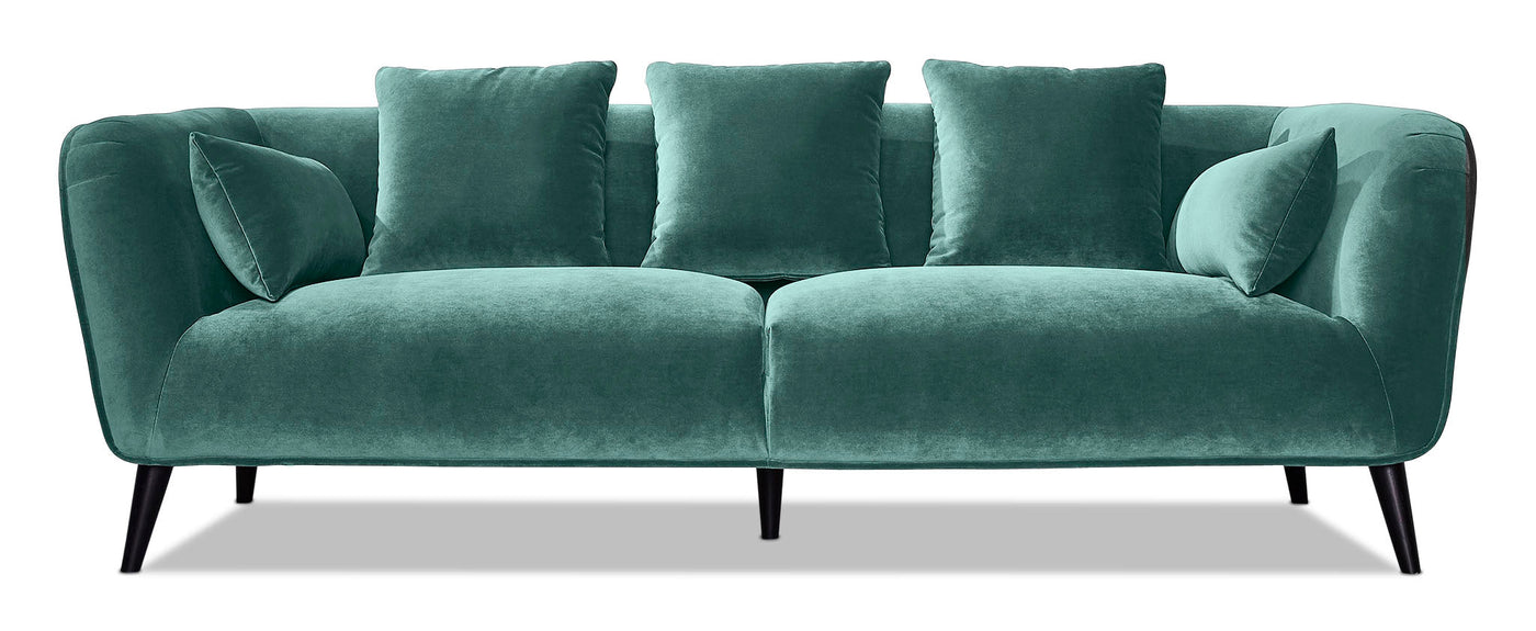Maja Sofa and Accent Chair Set - Teal