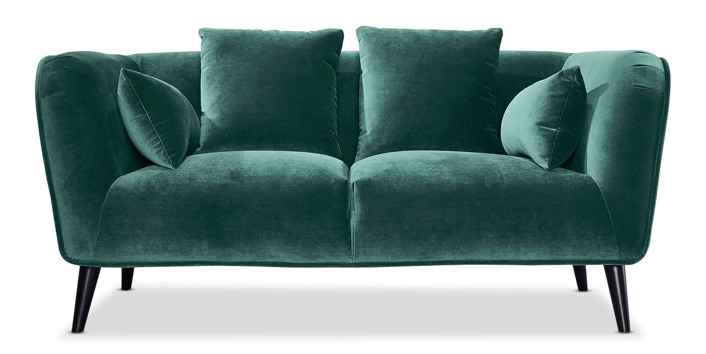 Maja Sofa, Loveseat and Accent Chair Set - Teal