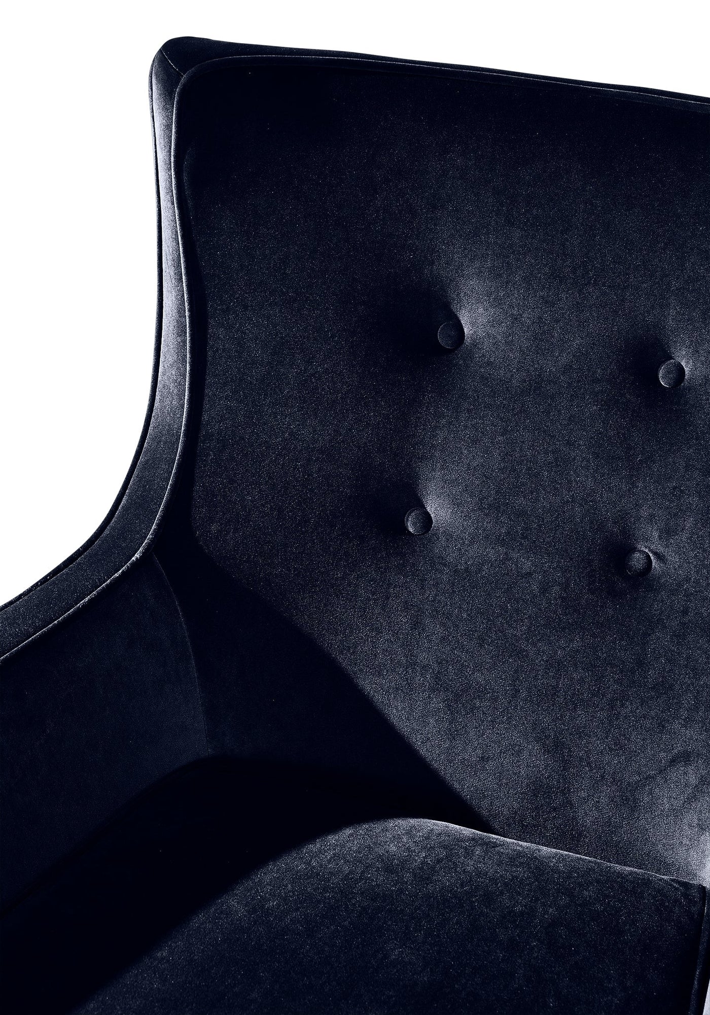 Maja Sofa and Accent Chair Set - Dark Blue