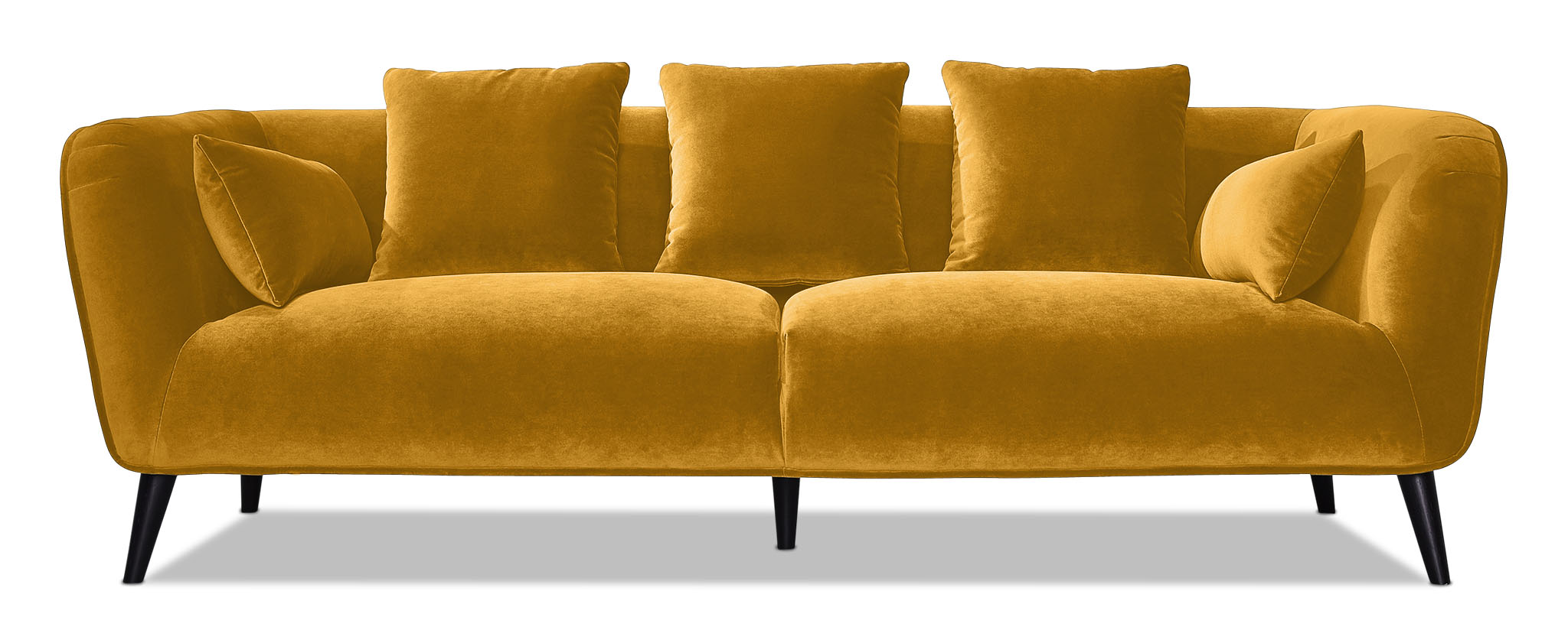 Maja Sofa and Loveseat Set - Yellow