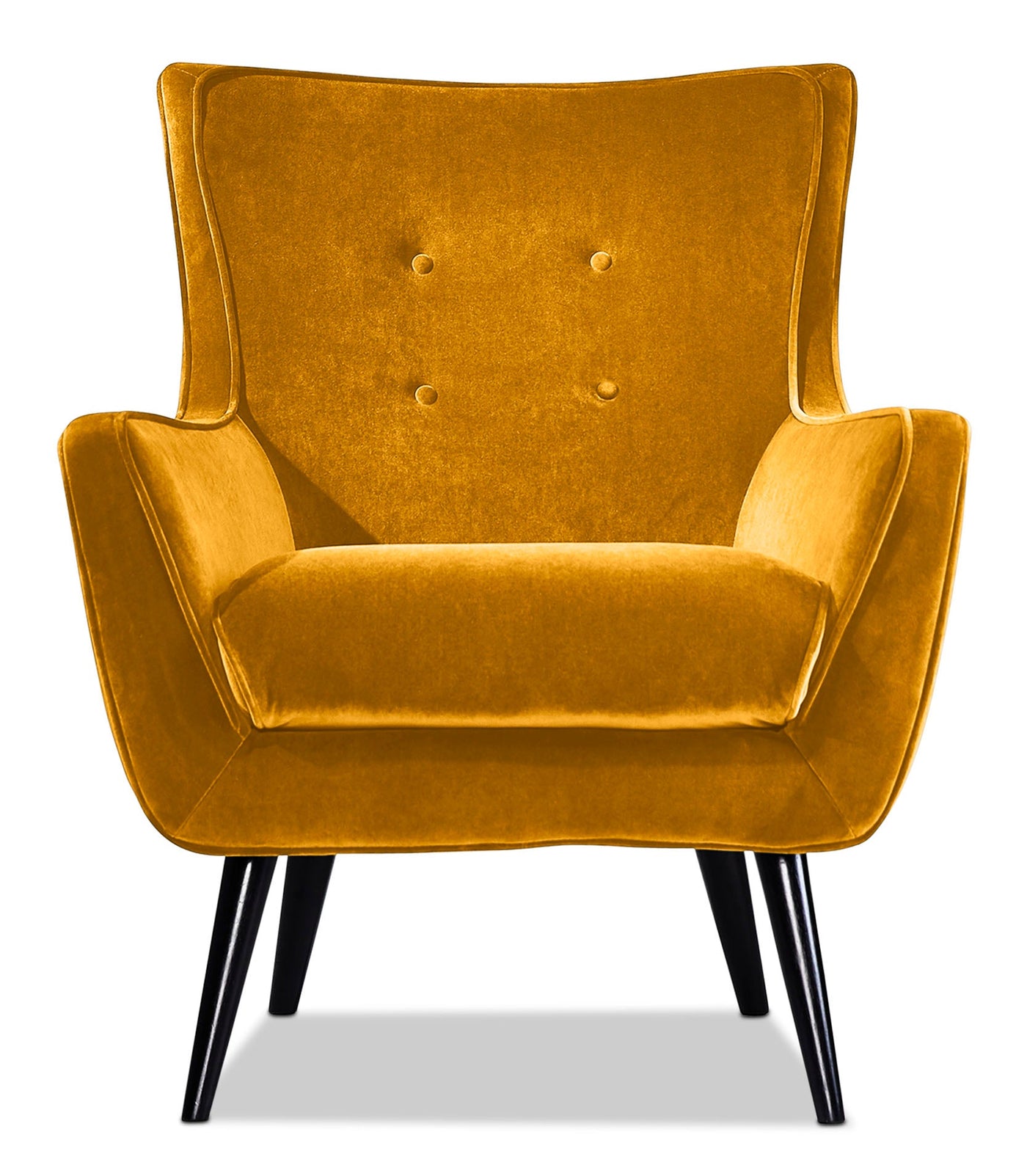 Maja Sofa and Accent Chair Set - Yellow