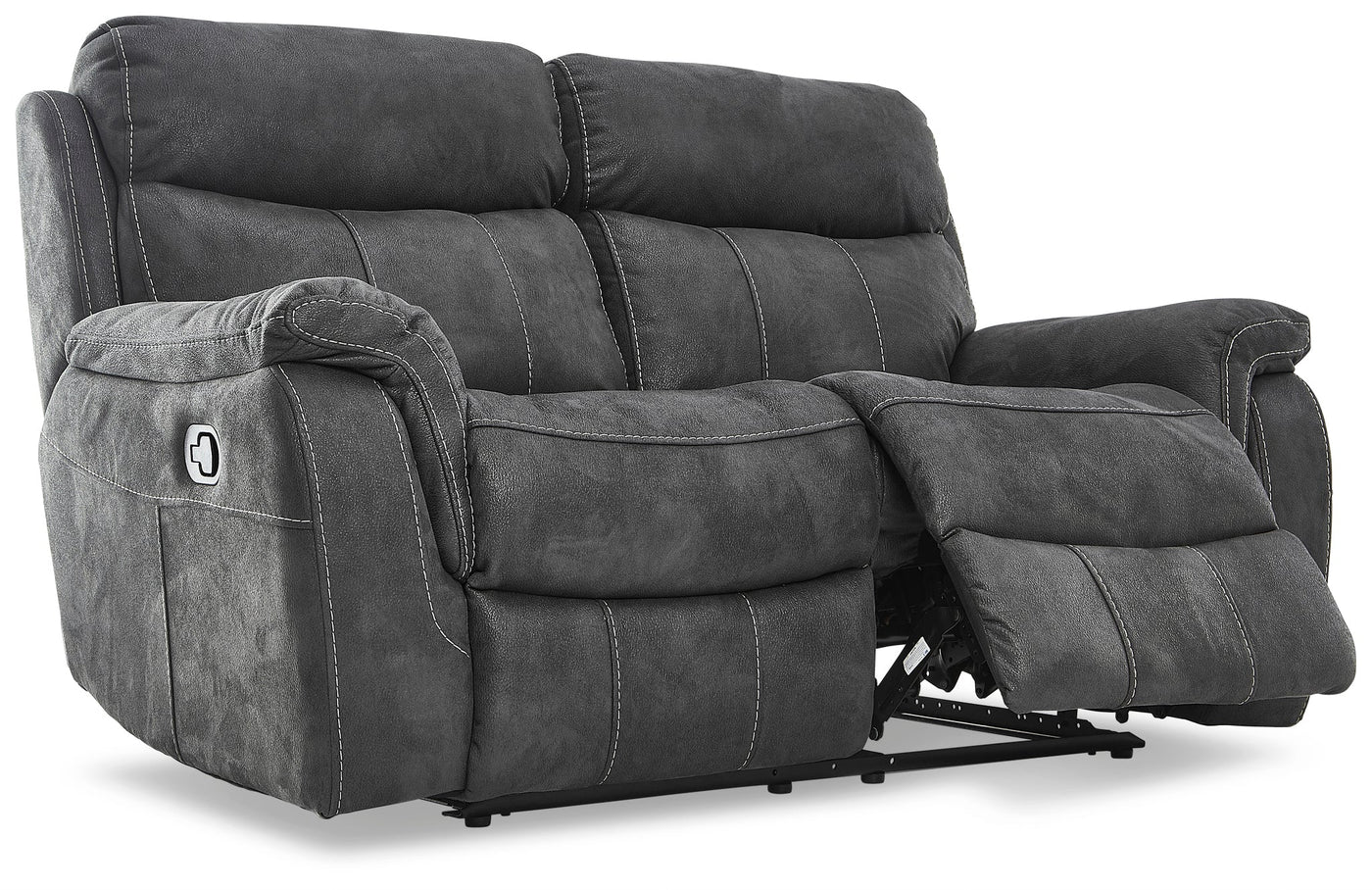 Morrow II Reclining Sofa, Loveseat and Glider Recliner Set - Grey