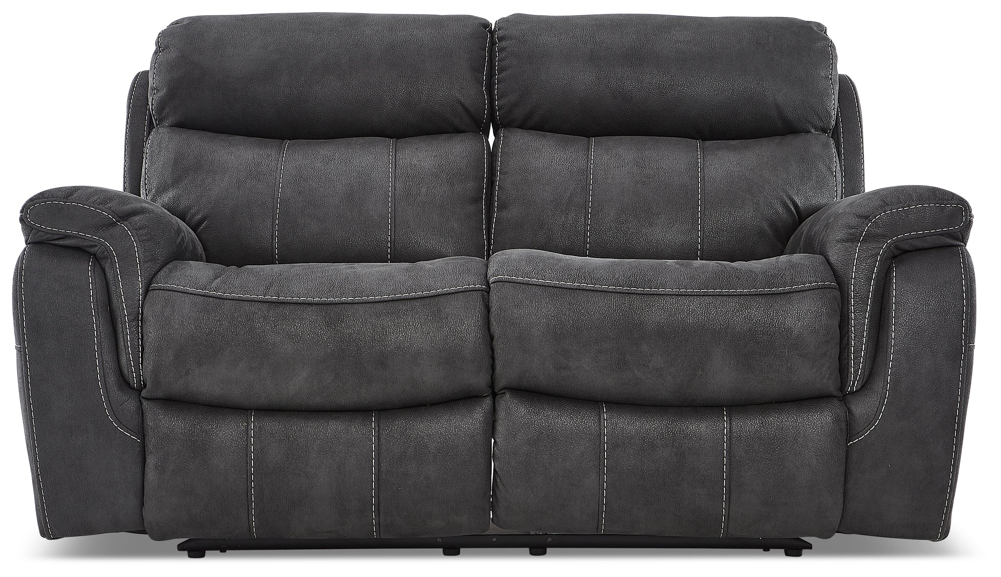 Morrow II Reclining Sofa, Loveseat and Glider Recliner Set - Grey