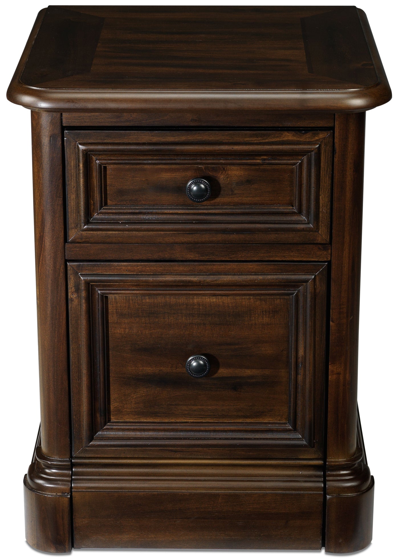 Palomar 2-Drawer Rolling File Cabinet - Espresso Charcoal