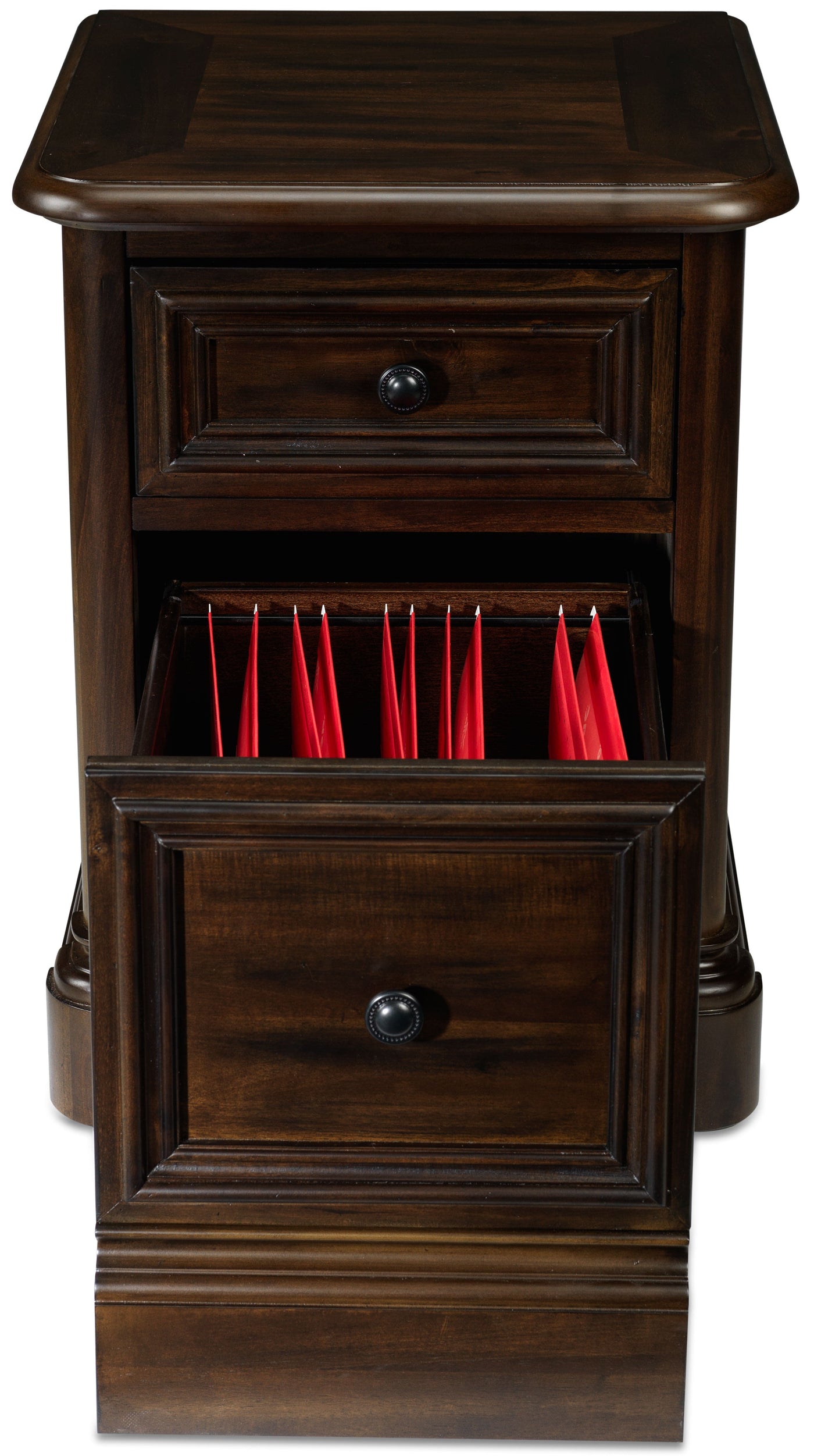 Palomar 2-Drawer Rolling File Cabinet - Espresso Charcoal