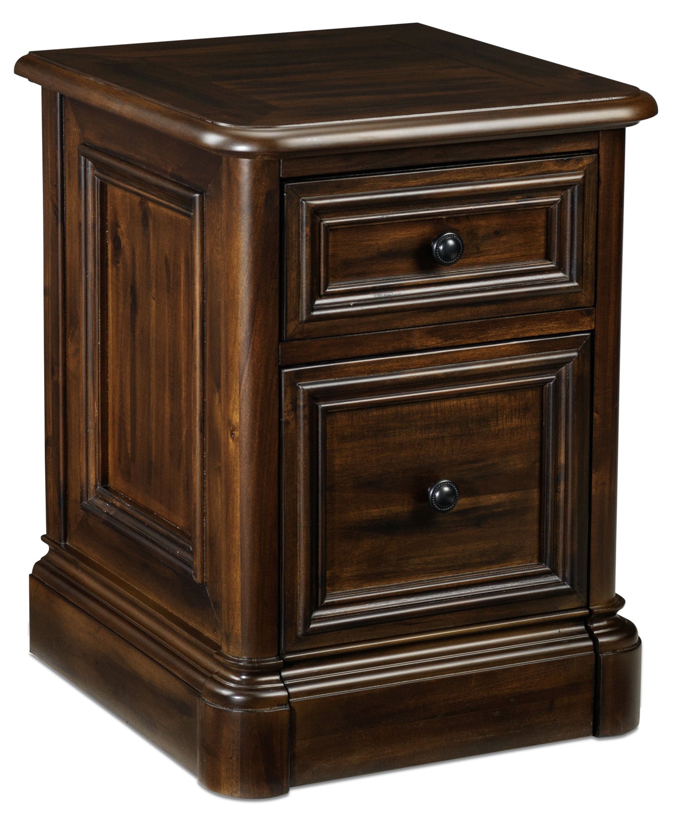 Palomar 2-Drawer Rolling File Cabinet - Espresso Charcoal