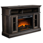 Samuel Fireplace TV Stand - Beige Brown Oak