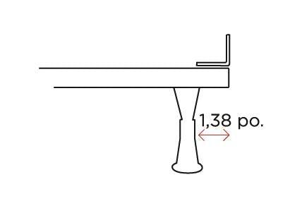 Deluxe Full/Queen/King Bed Frame with Feet