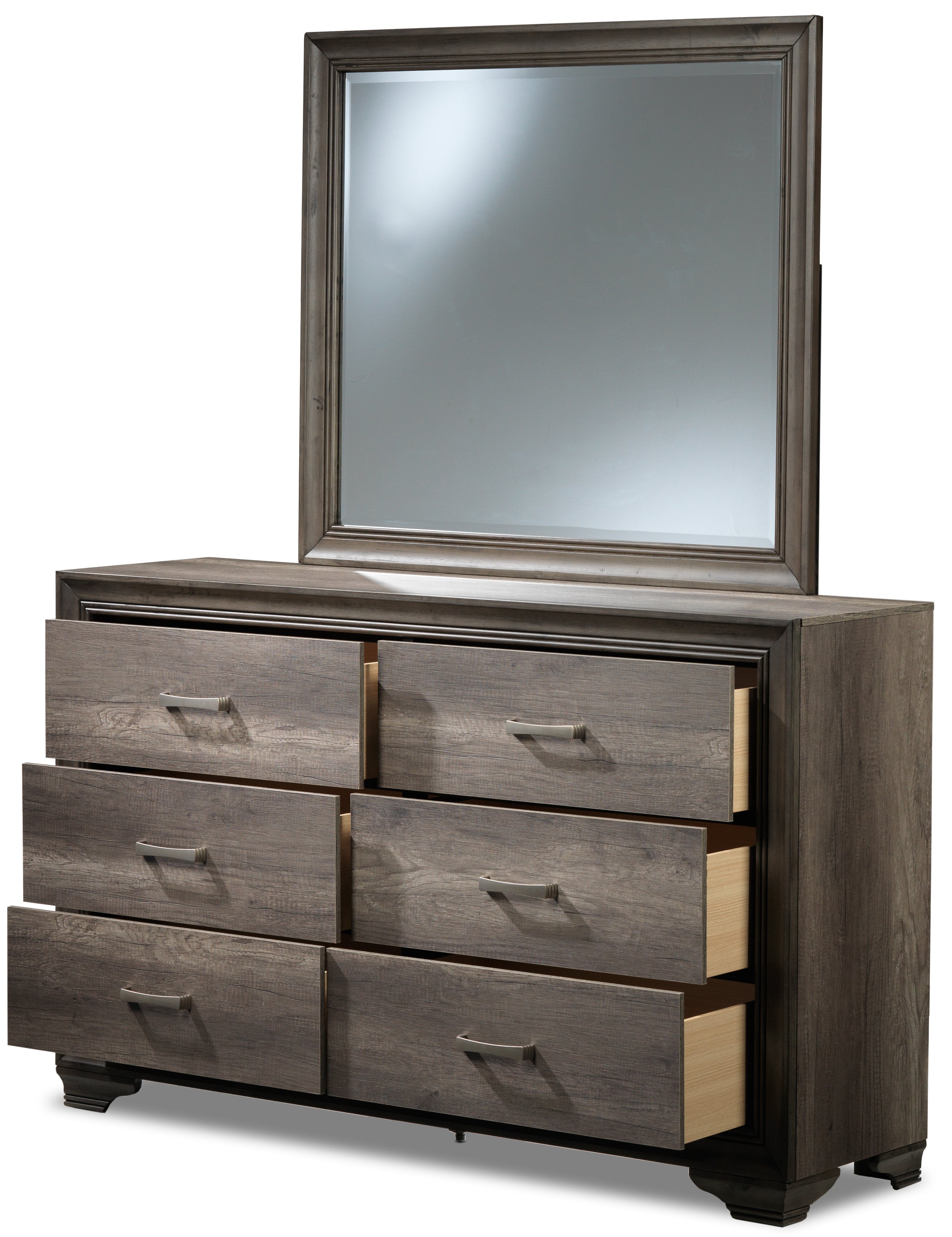 Sophie 6- Piece Full bedroom - Weathered Grey