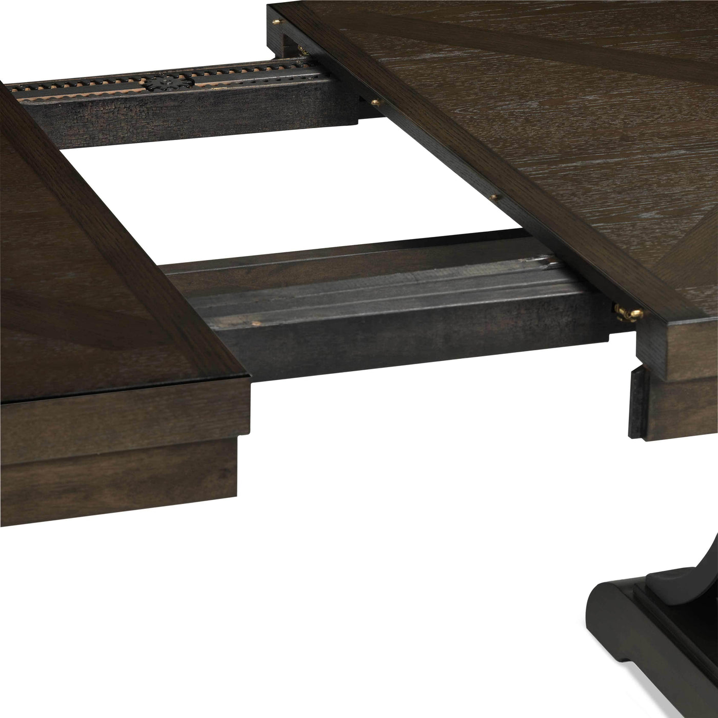 Flanigan Extendable Dining Table - Distressed Espresso