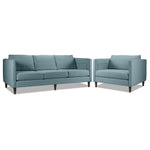 Amelia Sofa and Chair Set - Turquoise