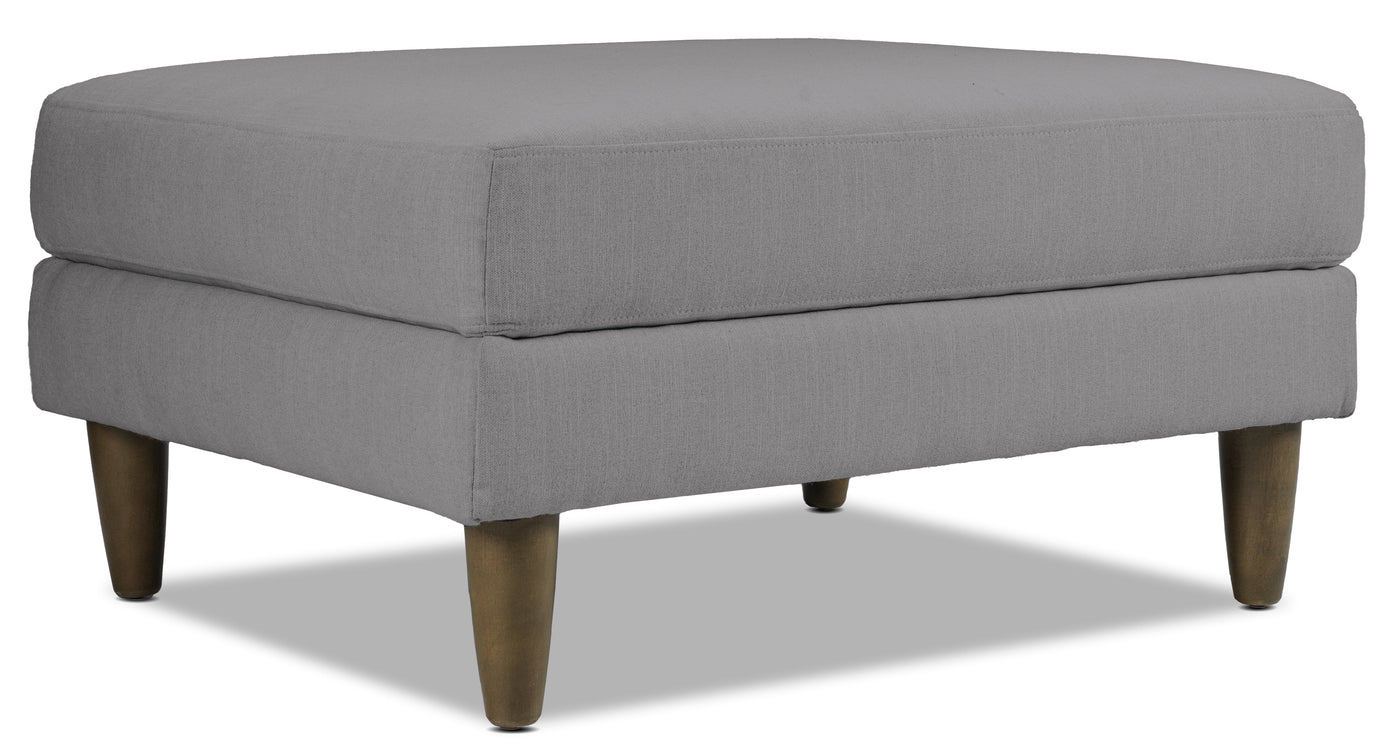 Amelia Ottoman and a Half - Charcoal