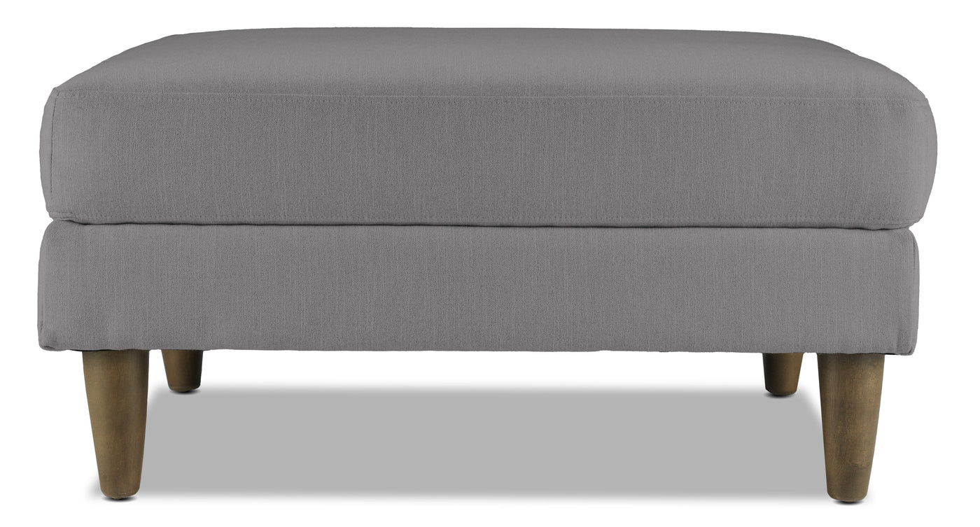 Amelia Ottoman and a Half - Charcoal