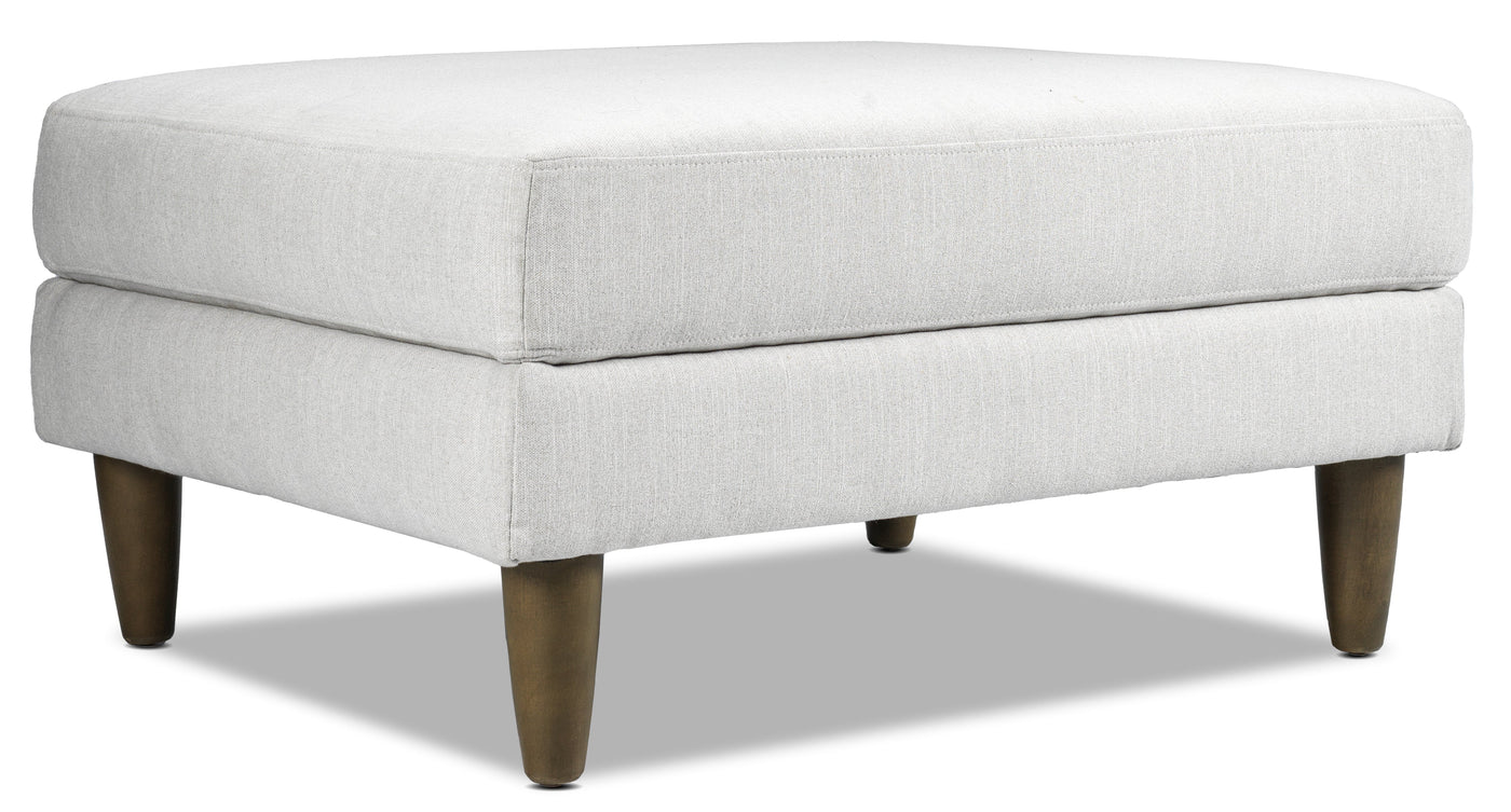 Amelia Ottoman and a Half - Light Grey