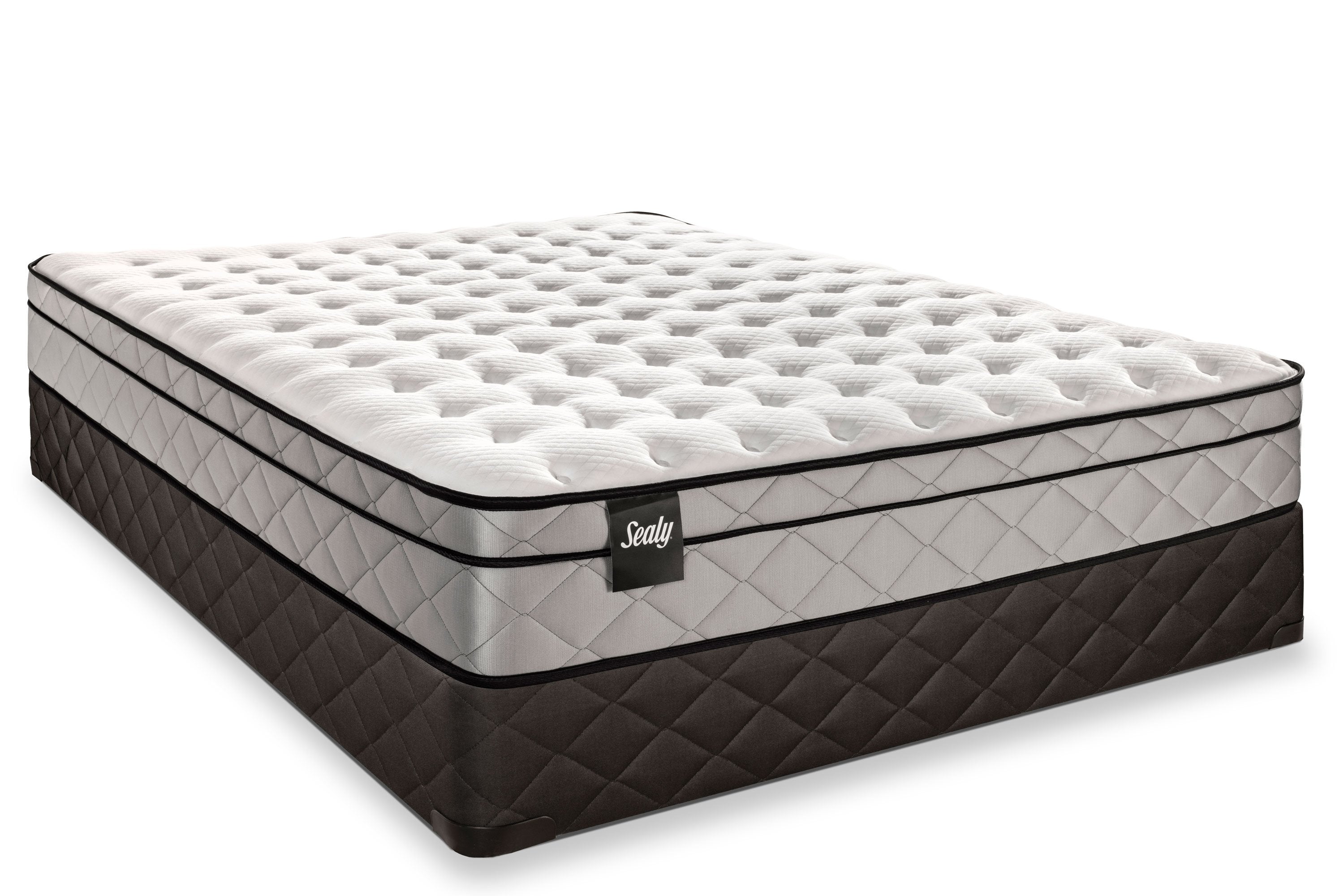 Sealy Shimmery Cushion Firm Twin XL Mattress and Boxspring Set