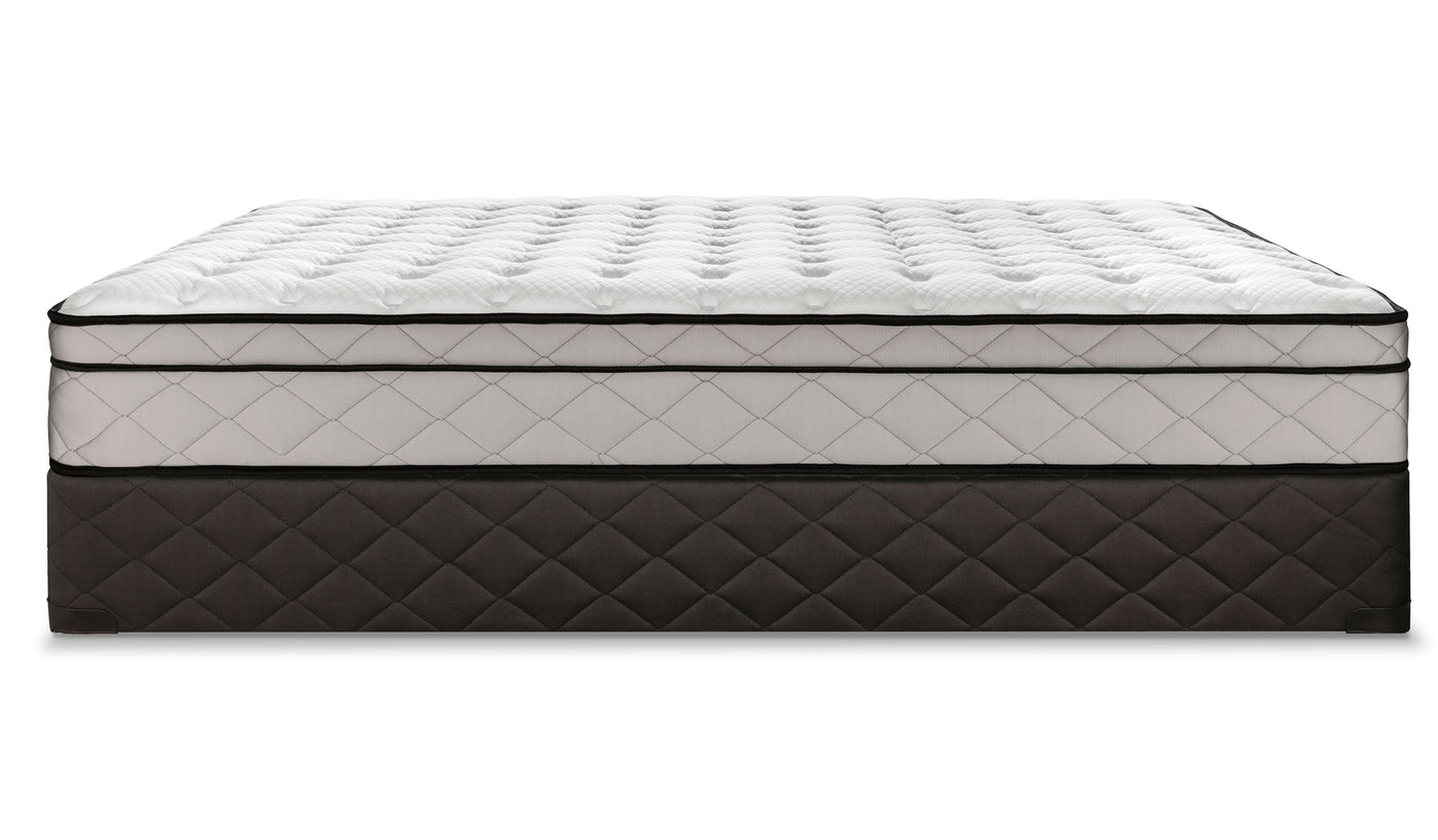 Sealy Shimmery Cushion Firm King Mattress and Split Boxspring Set