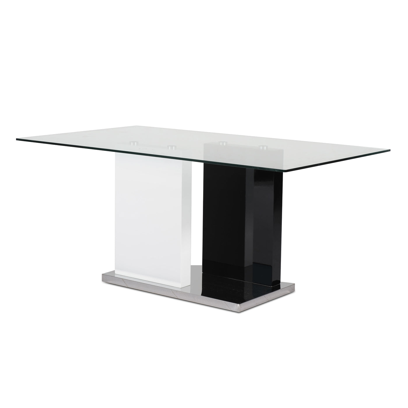 Atlas 5-Piece Dining Set - Black, White