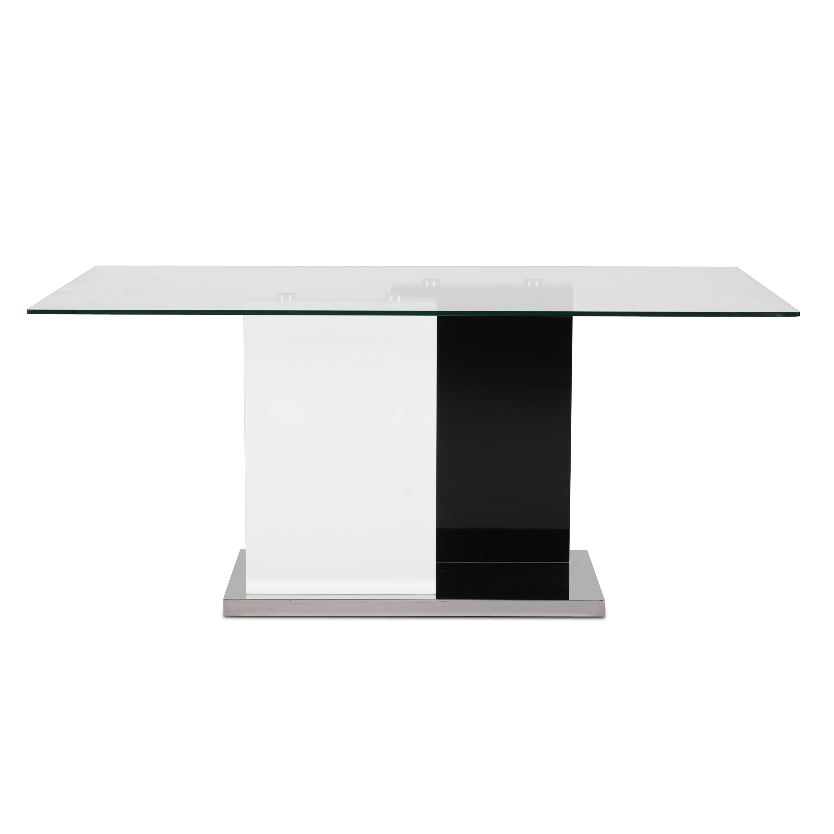 Atlas Dining Table - Black, White
