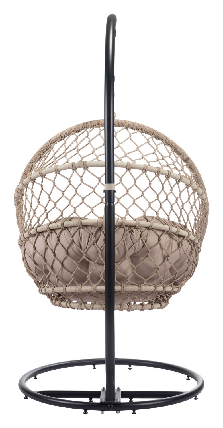 Kemnay Outdoor Hanging Chair - Natural/Black