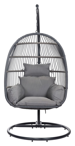 Belbutte Outdoor Hanging Chair - Grey/Black