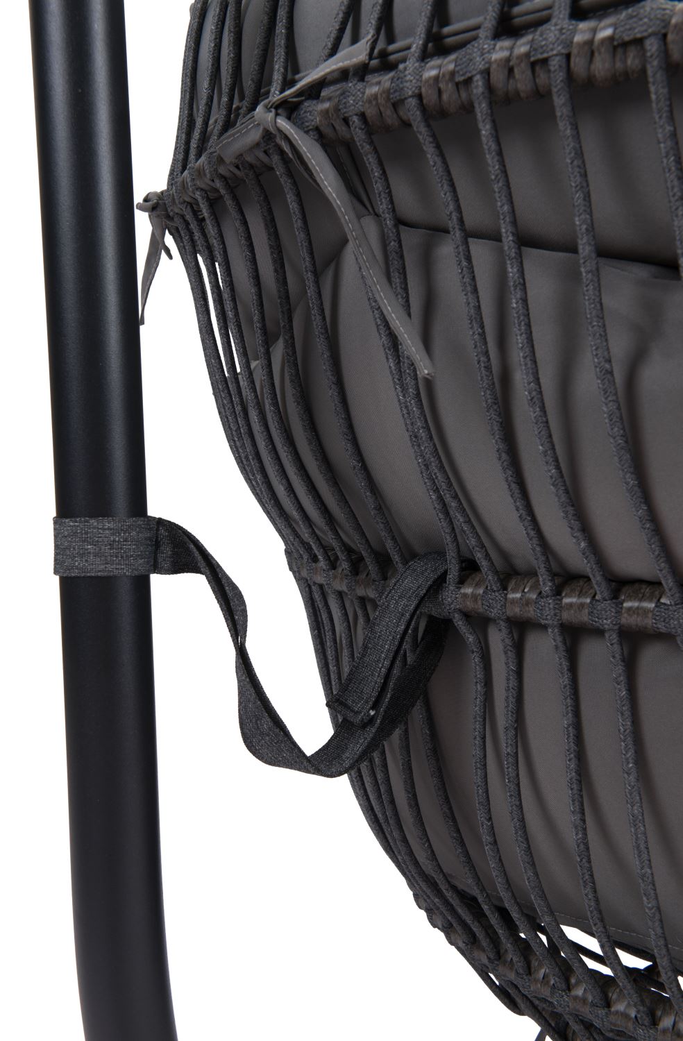 Belbutte Outdoor Hanging Chair - Grey/Black
