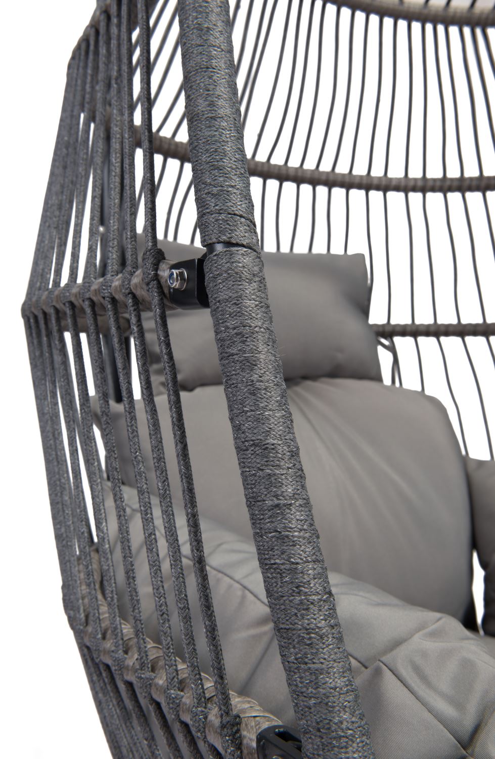 Belbutte Outdoor Hanging Chair - Grey/Black