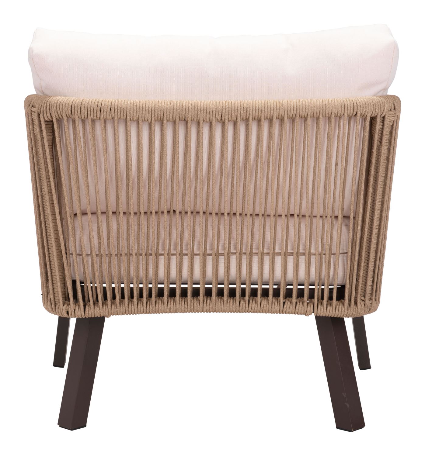 Nokomis Outdoor Accent Chair - Set of 2 - Beige/Natural